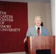 President Jimmy Carter opened the TTI Program in Atlanta